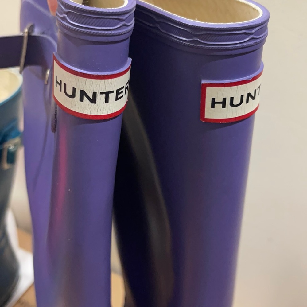 Hunter rain boots (tall boots)